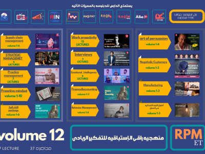 الجزء الثانى عشر لمنهجيه راقى الإستباقيه للتفكير الريادى RPMET-VOLUME 12